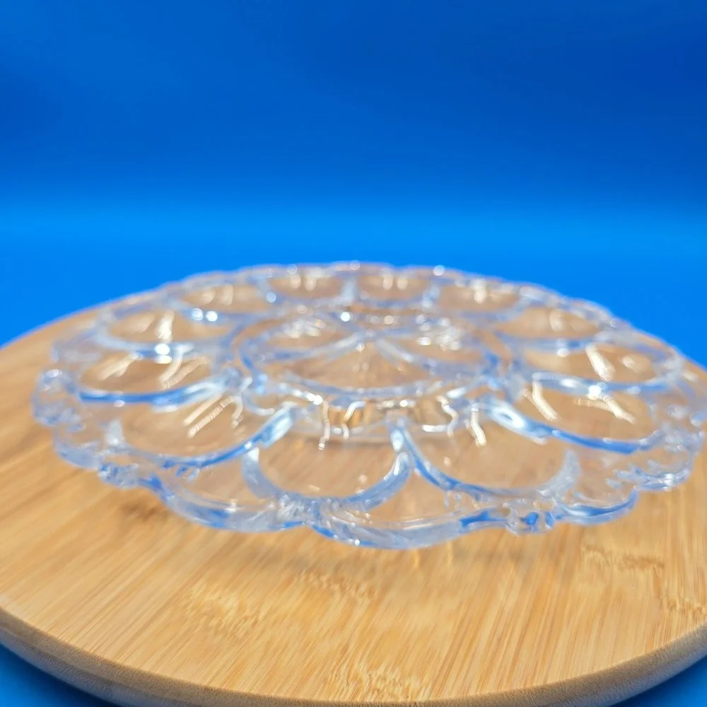 Godinger Shannon Crystal Dublin Deviled Egg Tray 11